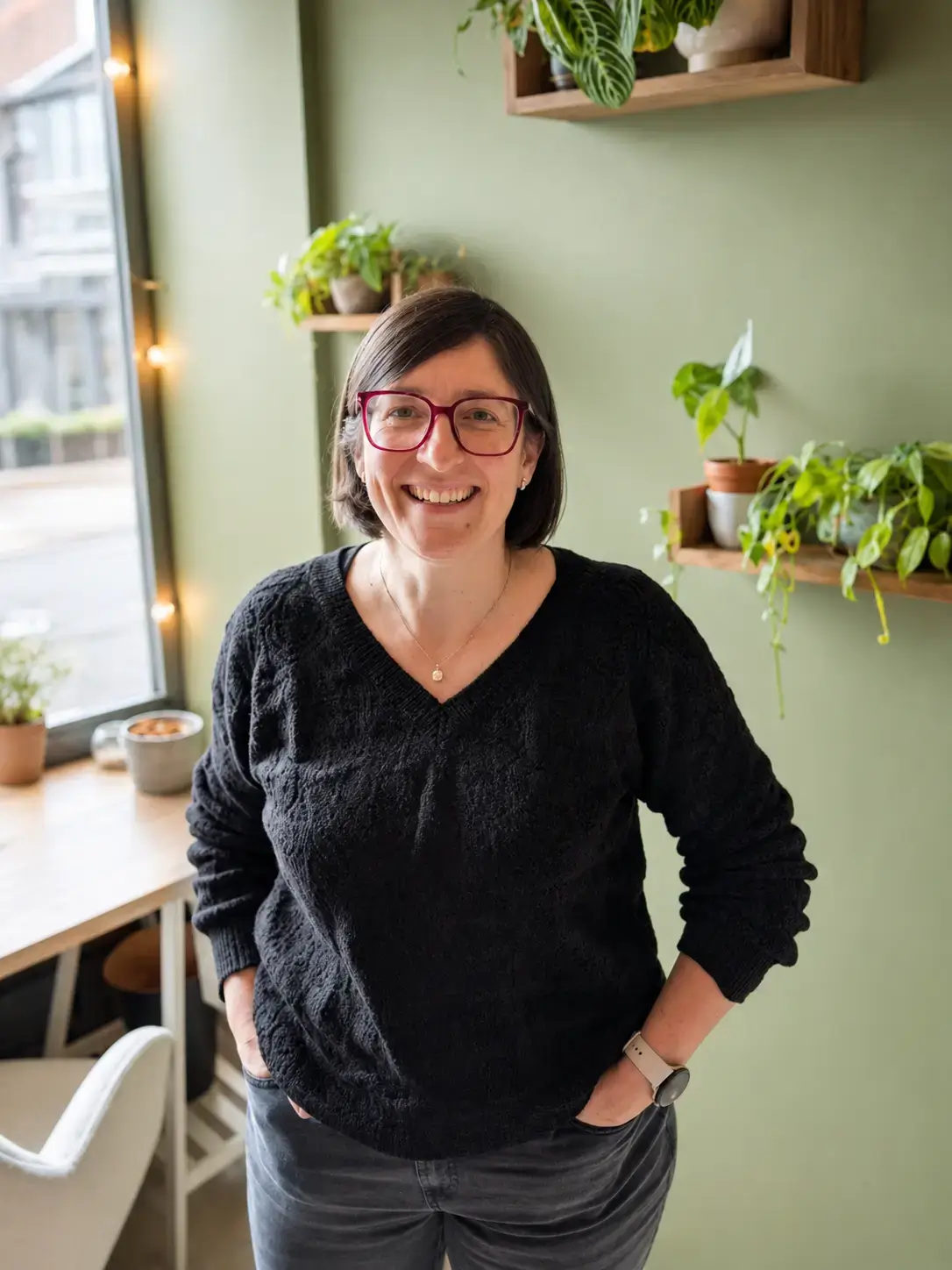 Portrait de Claire Desmarest, consultante et formatrice en management, communication d’équipe, ressources humaines et droit social.